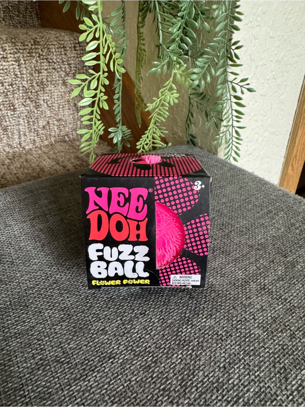 Authentic NeeDoh Pink Fuzz Ball Flower Power